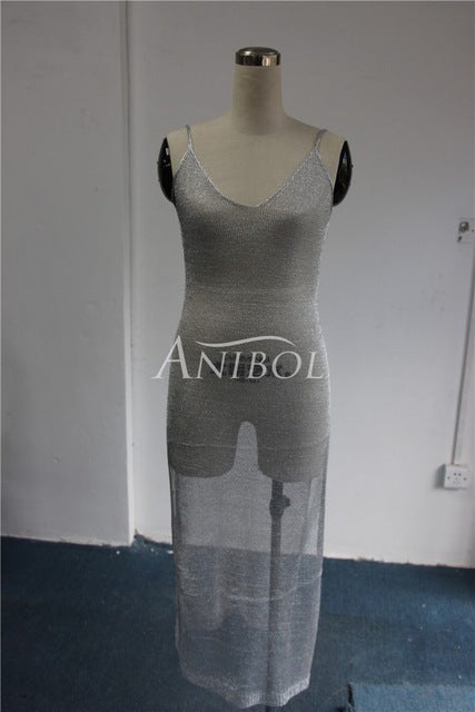 Backless Transparent Coverup