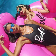Pink Lips Print Swimwear