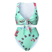 Bandage Split Swimsuit