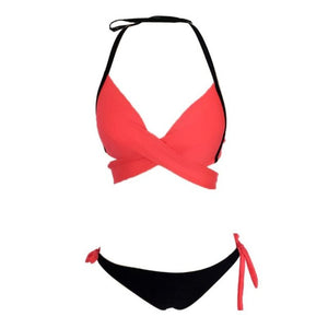 Backless Bikini Set