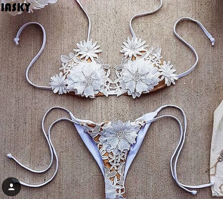 Daisy Flower Brazilian Bikini