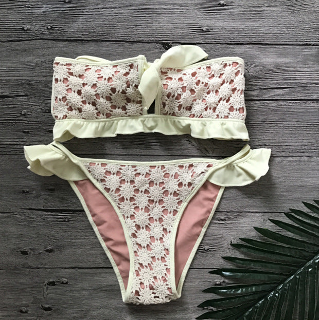 Swimsuit Lace Border